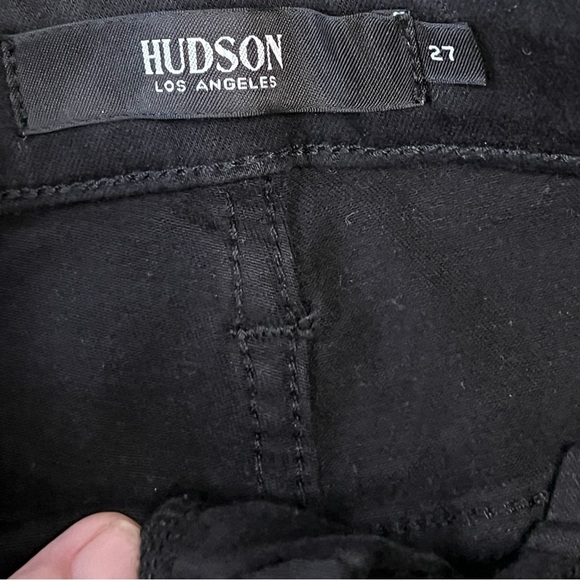 Hudson Holly black coated high rise bootcut jeans - Picture 8 of 11